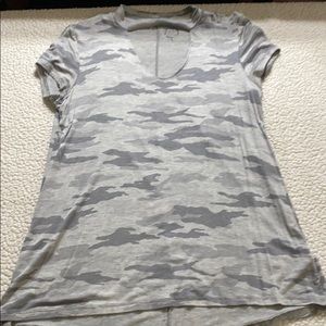 Gray camo top